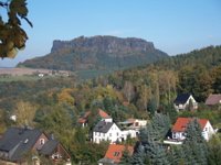 Blick zum Lilienstein Blick zum Lilienstein